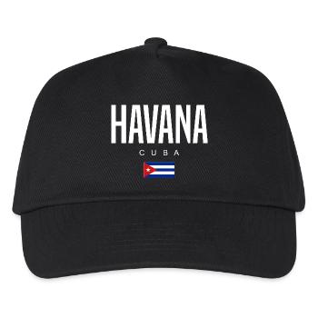 Havana Kuba Kubaner - Kinder Basecap - Schwarz - Vorne