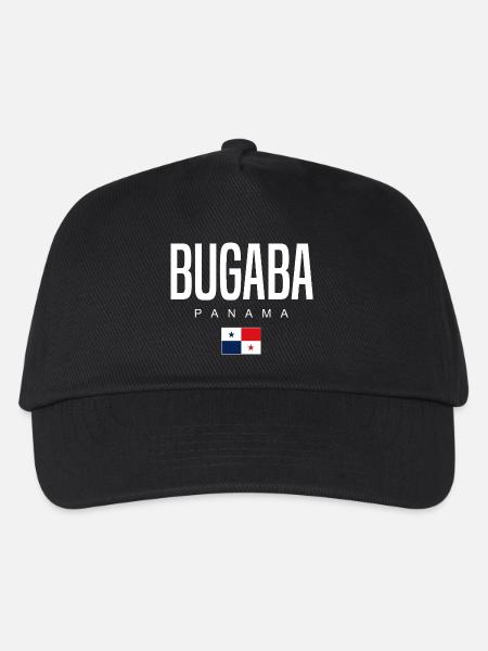 Bugaba Panama Panamaer - Kinder Basecap - Schwarz