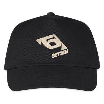 Sechs Setzen - Kinder Basecap - Schwarz - Vorne