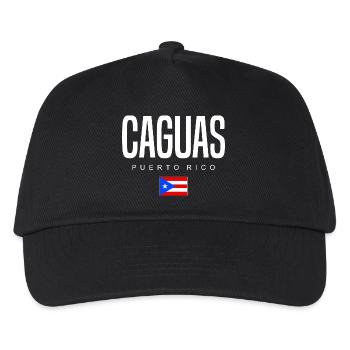 Caguas Puerto Rico Puerto-Ricaner - Kinder Basecap - Schwarz - Vorne