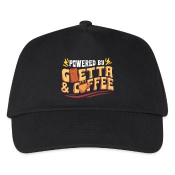 Goetta Sausage Powered By Goetta & Coffee - Kids’ Baseball Cap - black - Front