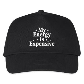 My Energy Is Expensive - Kids’ Baseball Cap - black - Front