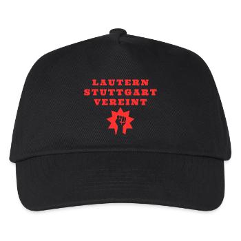 Kaiserslautern et Stuttgart réunies - Casquette de baseball Enfant - noir - Devant
