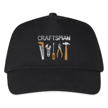 Craftsman Tools Craftsman Design - Kids’ Baseball Cap - black - Front