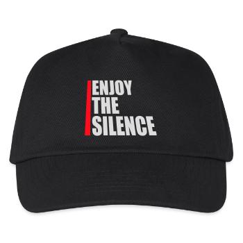 Enjoy The Silence Saying Calm Silence Introvert - Kids’ Baseball Cap - black - Front