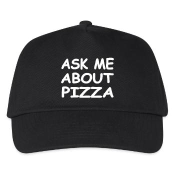 Pizza - Kids’ Baseball Cap - black - Front