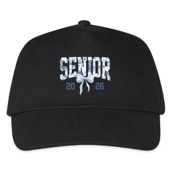 Senior 2026 Floral - Casquette de baseball Enfant - noir - Devant