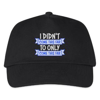 Je ne suis pas venu jusqu’ici pour seulement venir jusqu’ici Devise - Casquette de baseball Enfant - noir - Devant