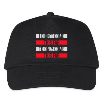 Je ne suis pas venu jusqu’ici pour seulement venir jusqu’ici Devise - Casquette de baseball Enfant - noir - Devant