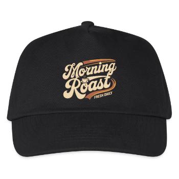 Morning Roast – Fresh Daily Coffee - Kids’ Baseball Cap - black - Front