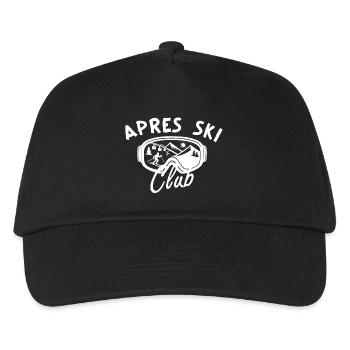 Après Ski Club – Hut fun - Kids’ Baseball Cap - black - Front