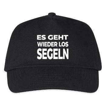 Sail - Kids’ Baseball Cap - black - Front