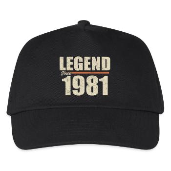 Awesome since 1981 - Kids’ Baseball Cap - black - Front