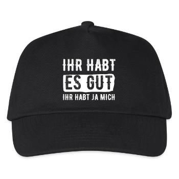 Tu as bien joué, tu m’as eu - Casquette de baseball Enfant - noir - Devant