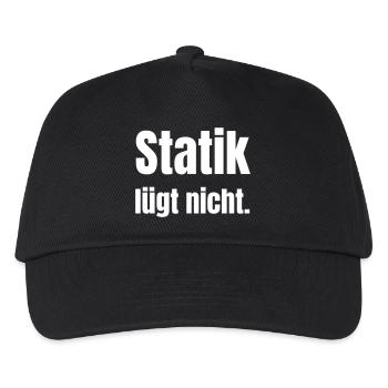 Statics does not lie. - Kids’ Baseball Cap - black - Front