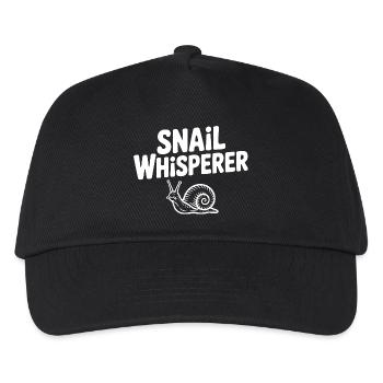 Le Chuchoteur d’Escargots - Casquette de baseball Enfant - noir - Devant