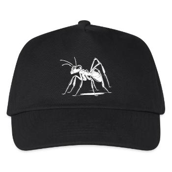 Fourmi - Casquette de baseball Enfant - noir - Devant