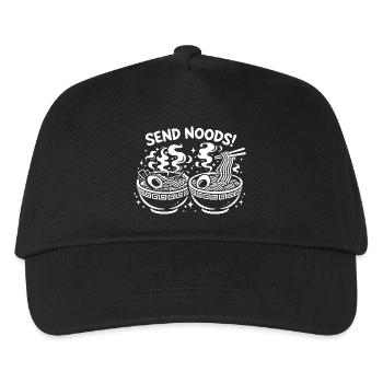 Send Noods – Ramen Edition - Kinder Basecap - Schwarz - Vorne