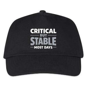 EMT avancé en soins intensifs comme identité - Casquette de baseball Enfant - noir - Devant