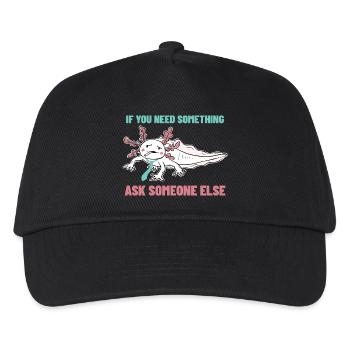 Si tu as besoin de quoi que ce soit, demande à quelqu’un d’autre - Casquette de baseball Enfant - noir - Devant