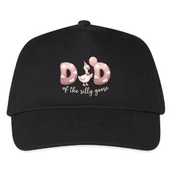 Dad of the Silly Goose - Kids’ Baseball Cap - black - Front
