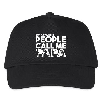 Mes préférés m’appellent Papa Ingénieur Civil - Casquette de baseball Enfant - noir - Devant