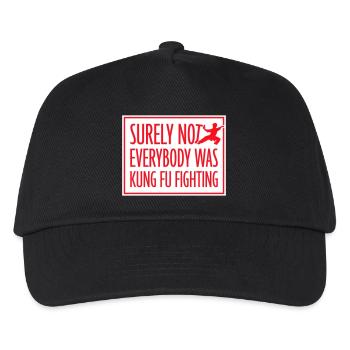 Surely Not Everybody Was Kung Fu Fighting Lustig - Kids’ Baseball Cap - black - Front