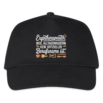 Ergotherapeutin Ergo Praxis Team Ergotherapie - Kinder Basecap - Schwarz - Vorne