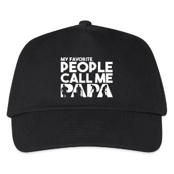 Mes personnes préférées m’appellent Papa Concierge - Casquette de baseball Enfant - noir - Devant