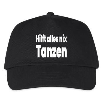 Tanzen - Kinder Basecap - Schwarz - Vorne