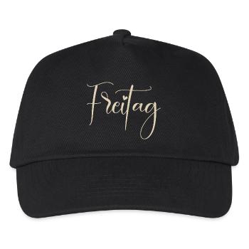 Friday - Kids’ Baseball Cap - black - Front
