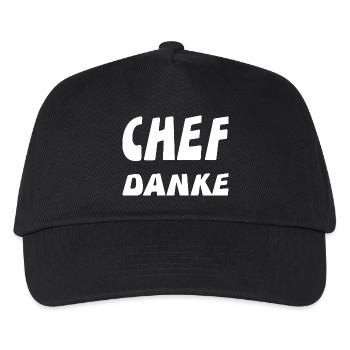Chef - Kinder Basecap - Schwarz - Vorne