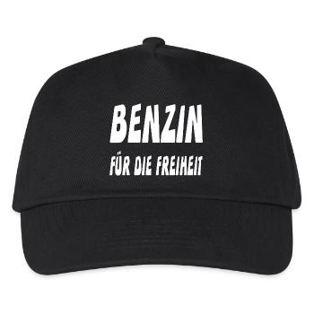 Benzin - Kinder Basecap - Schwarz - Vorne