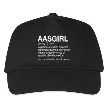 Analyse de spectrométrie d’absorption atomique AAS Girl - Casquette de baseball Enfant - noir - Devant