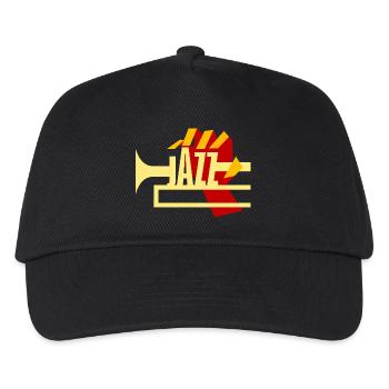 Jazz Bläser - Kinder Basecap - Schwarz - Vorne