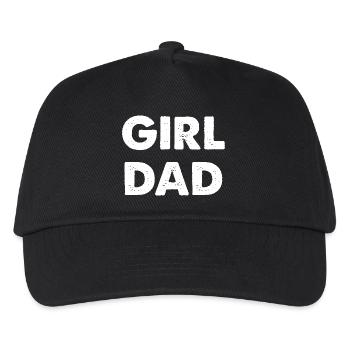 Girl Dad - Kinder Basecap - Schwarz - Vorne