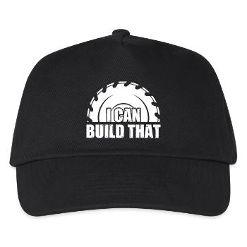 Je peux construire ce menuisier menuisier charpentier - Casquette de baseball Enfant - noir - Devant
