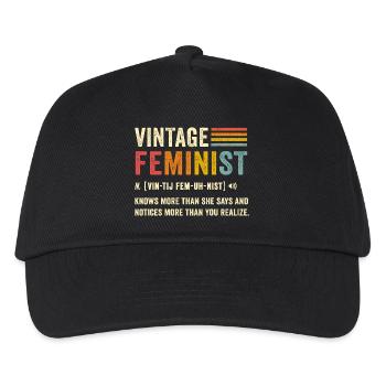 Feminist Definition Vintage - Kids’ Baseball Cap - black - Front