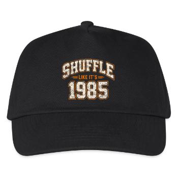 Shuffle Like It's 1985 Vintage Anniversary Gift - Kids’ Baseball Cap - black - Front