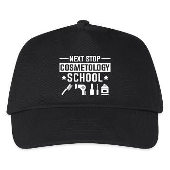 Next stop: Cosmetics school - Kids’ Baseball Cap - black - Front