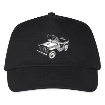 Caisse à savon - Casquette de baseball Enfant - noir - Devant