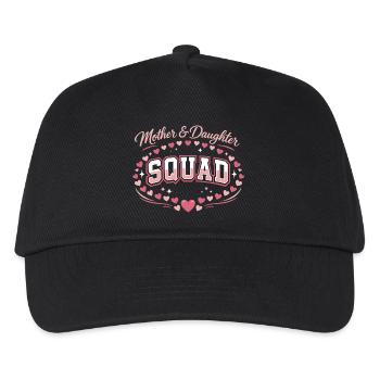 Mother & Daughter Squad | Cadeau Complices Rose - Casquette de baseball Enfant - noir - Devant