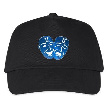 Gémeaux et univers - Casquette de baseball Enfant - noir - Devant