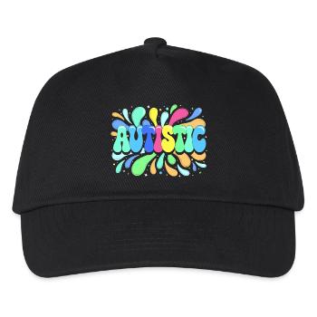 Autism Colors and Pride - Kids’ Baseball Cap - black - Front