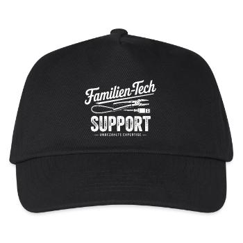 Familien-Tech Support Icon - Kids’ Baseball Cap - black - Front