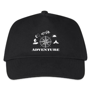 Adventure - Kids’ Baseball Cap - black - Front