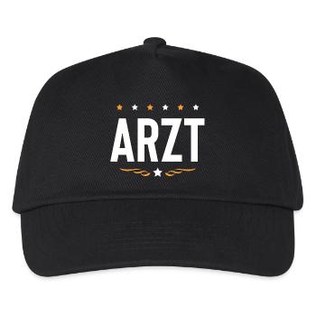 Arzt Beruf - Kinder Basecap - Schwarz - Vorne