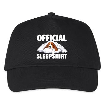 Official Sleepshirt - Cute Basset Hound Dog Mom - Kids’ Baseball Cap - black - Front