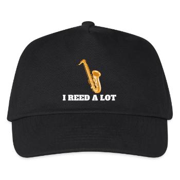 Funny Saxophone Player Gift for Saxophonist - Kids’ Baseball Cap - black - Front