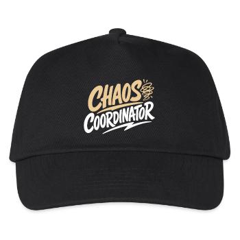 Chaos Coordinator Funny Saying Shirt - Kids’ Baseball Cap - black - Front